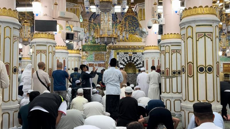 Tasreh Keluar, Jemaah Haji Bisa Masuk Raudhah