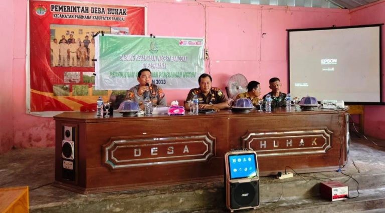 Kapolsek Pagimana Berikan Penyuluhan Hukum