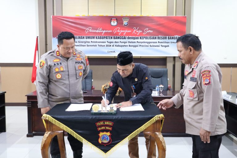 Polres Banggai Siap Amankan Tahapan Pemilu 2024 Nanti