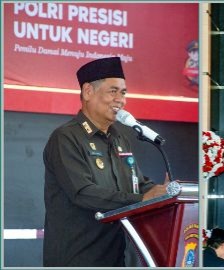Sekkab Banggai Abdullah, Hadiri Upacara Peringatan Hari Bhayangkara Ke-77