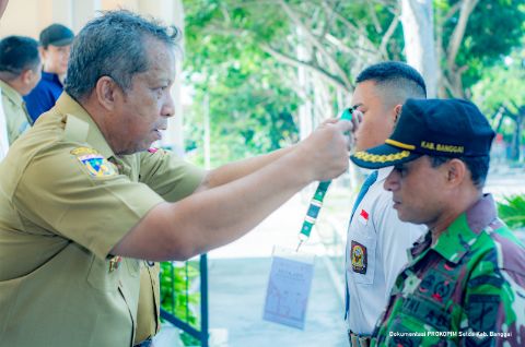 Asisten 3 Buka Pusdiklat Paskibraka Kabupaten Banggai Tahun 2023