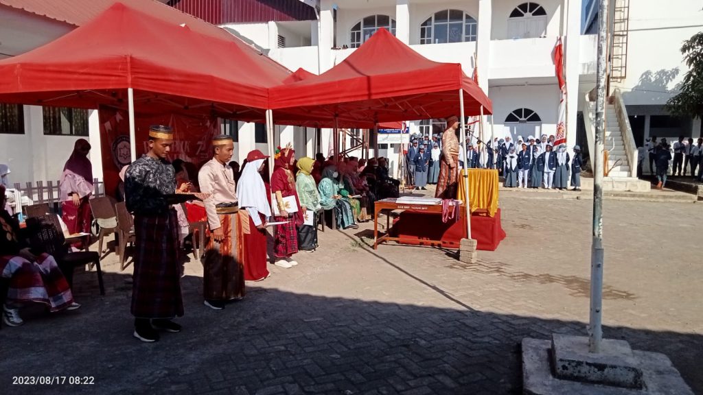 Upacara Peringatan HUT RI ke 78 di Yayasan Pendidikan Laniang