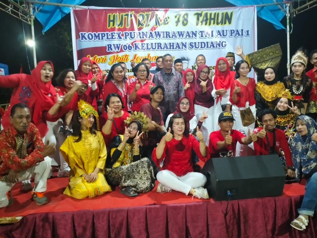 Lurah Sudiang Kamal Tata Hadiri Malam Pesta Rakyat RW 06 Kelurahan Sudiang