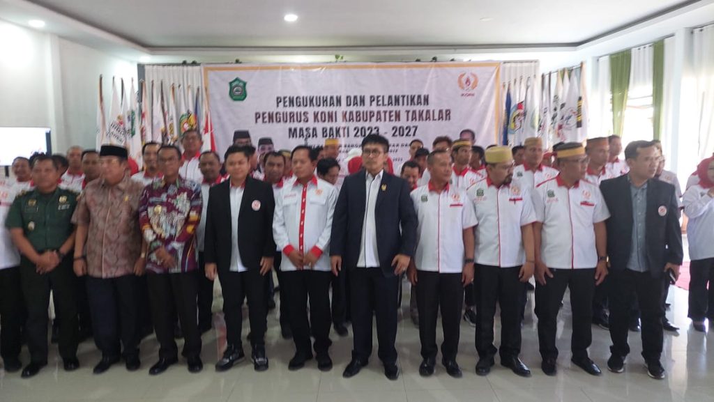 Pj Bupati Hadiri Pelantikan Ketua Koni Kabupaten Takalar