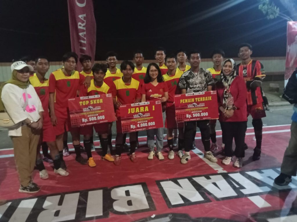 Tekuk Tim Kelurahan Sudira, Tim Kelurahan Laikang Juara 1 Liga Anak Lorong Tingkat Kecamatan Biringkanaya