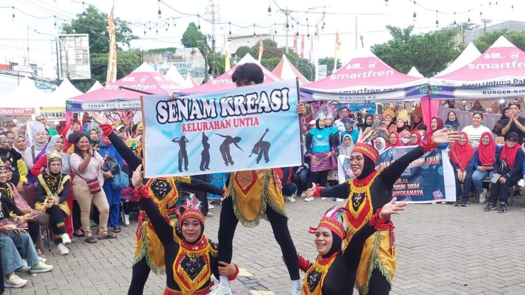 Kelurahan Untia Sabet Juara 2 Lomba Senam Kreasi Night Market Festival Hotel Premier