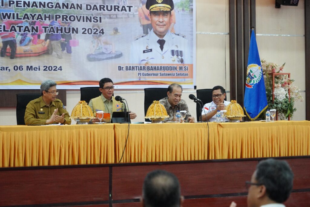 Anggota DPRD Sulsel Husmaruddin Hadiri Rakor Penanganan Bencana Alam Di Sulsel