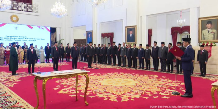 Presiden Lantik 3 Menteri dan 1 Wakil Menteri
