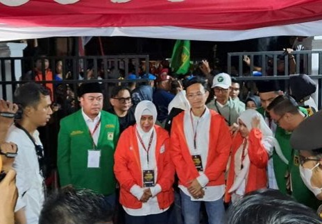 Indira-Ilham Daftar Pilwalkot Makassar 2024 di KPU