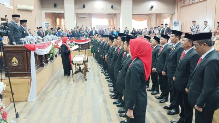 40 Anggota DPRD Kabupaten Jeneponto Masa Bhakti 2024 – 2029 Resmi Dilantik