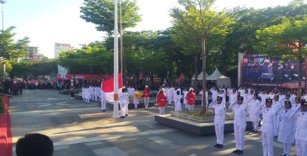 Walikota Makassar Pimpin Upacara HUT ke 79 RI Tahun 2024