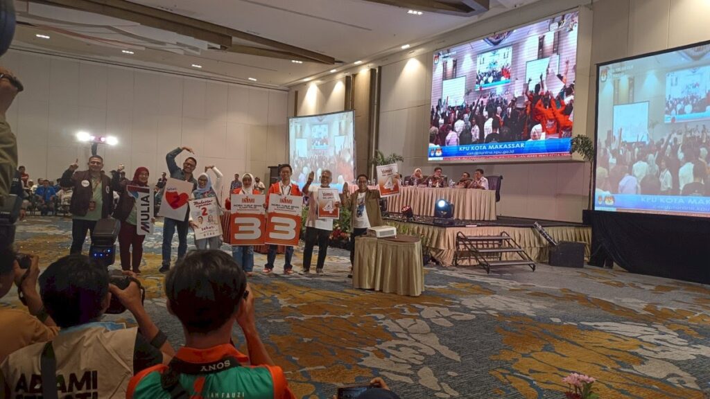 Pilwalkot Makassar : Mulia 1, Sehati 2, INIMI 3, AMAN 4