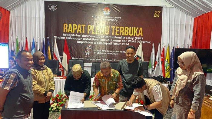 KPU Banggai Tetapkan DPT Pilkada Banggai 2024 Sebanyak 269.838 Pemilih