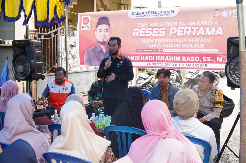 Gelar Reses, Anggota DPRD Makassar Andi Hadi Ibrahim Baso : Persoalan Infrastruktur, Dominasi Aspirasi Warga Dapil 3