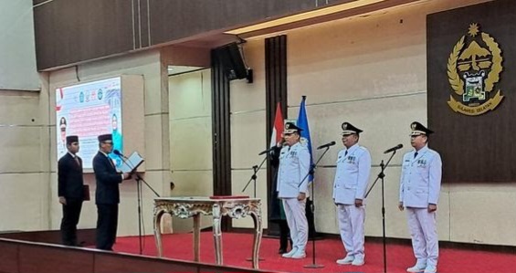 Pj Gubernur Sulsel Lantik 3 Pj Bupati