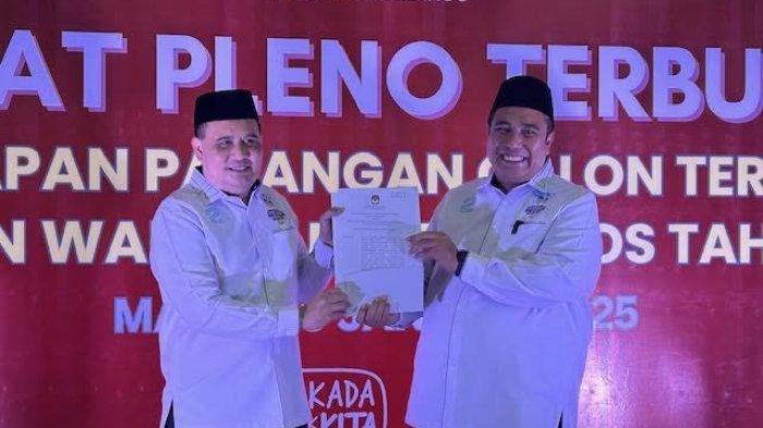 KPU Maros Tetapkan Chaidir Syam-Muetazim Mansyur Bupati-Wakil Bupati Terpilih