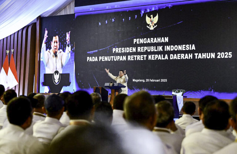 Presiden Prabowo Tutup Retret Kepala.Daerah dan Wakil Kepaka Daerah