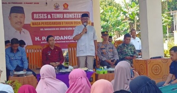 Anggota DPRD Sulsel Patudangi Azis Gelar Reses di Kelurahan Sangiasseri Sinjai