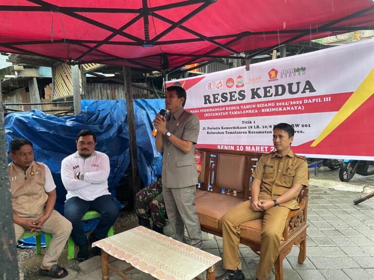 Aleg DPRD Makassar Idris Gelar Reses Kedua di Kelurahan Tamalanrea