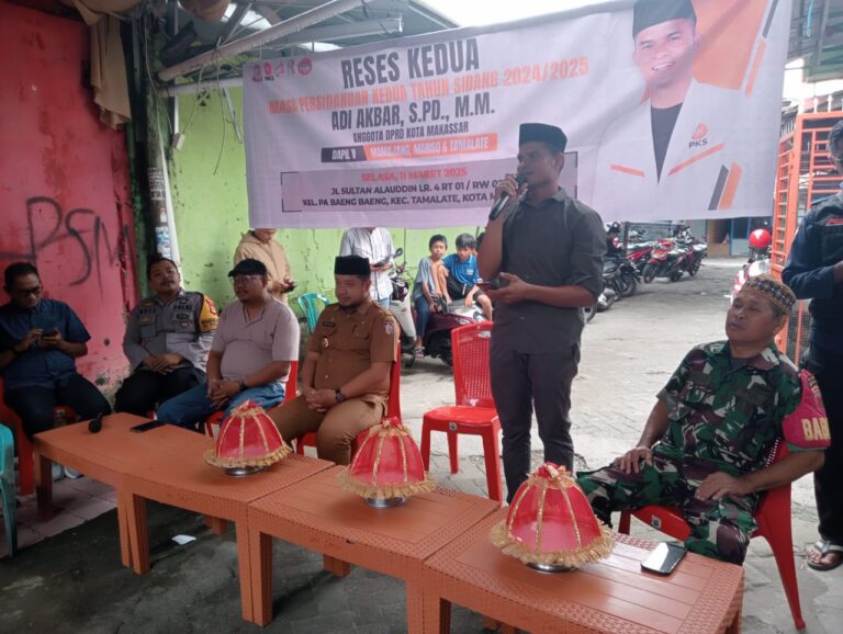 Anggota DPRD Makassar Adi Akbar Gelar Reses Kedua Serap Aspirasi Warga di Dapil 5