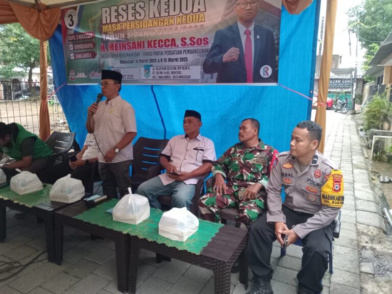 Meinsani Gelar Reses Kedua di RW 14 Blok K BTP Kelurahan Buntusu