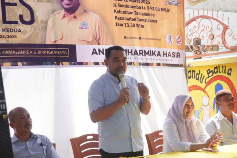Gelar Reses, Wakil Ketua DPRD Makassar Suharmika Konsisten Perjuangkan Aspirasi Masyarakat