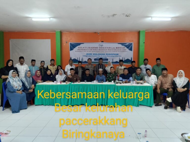Pemerintah Kelurahan Paccerakkang Gelar Bukber Bersama PJ RT/RW Masa Bakti 2022–2025