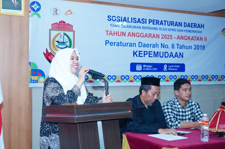 Anggota DPRD Makassar Rezeki Nur Gelar Sosialisasi Perda Kepemudaan