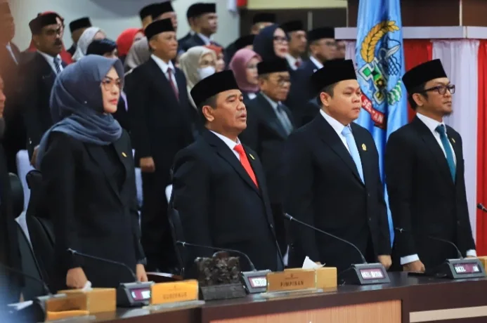 Wakil Ketua DPRD Sulsel Rahman Pina Hadiri Sertijab Gubernur Sulsel