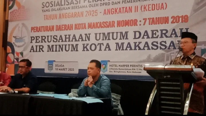 Meinsani Gelar Sosialisasi Perda Perumda Air Minum Kota Makassar