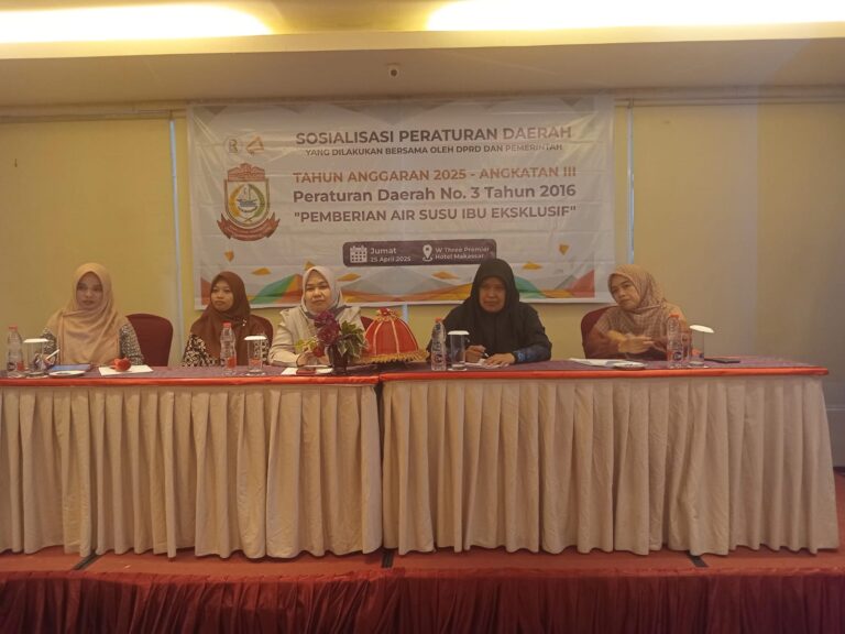 Anggota DPRD Kota Makassar Rezeki Nur Gelar Sosialisasi Peraturan Daerah No.3 Tahun 2016