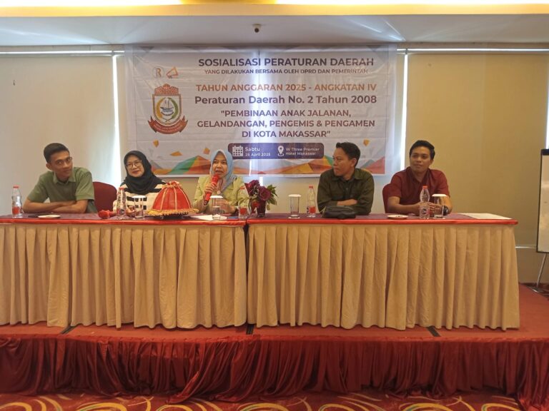 Gelar Sosper Pembinaan Anak Jalanan, Anggota DPRD Makassar Rezeki Tegaskan Ini