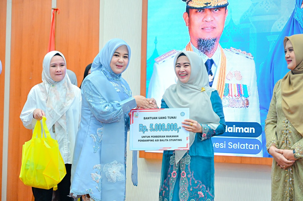 Fatmawati Rusdi Sumbangkan Gaji untuk Penanganan Stunting dan Anak Putus Sekolah