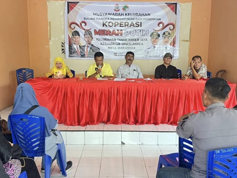 Ini Susunan Pengurus Koperasi Merah Putih Kelurahan Tamalanrea Jaya