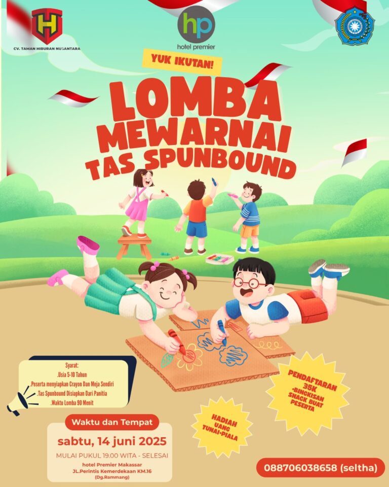 Besok, Hotel Premier Makassar Gelar Lomba Mewarnai