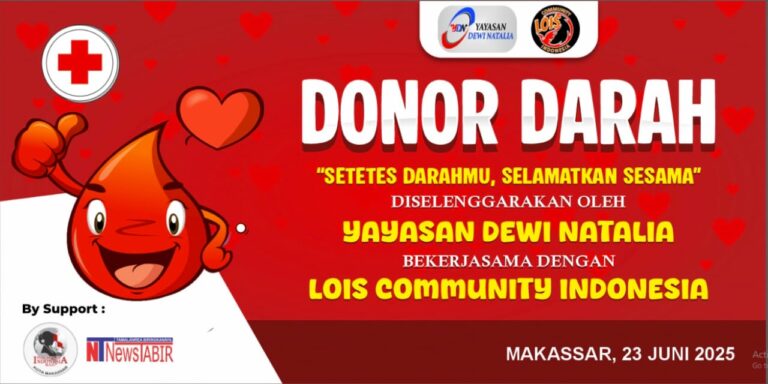 Yayasan Dewi Natalia Kembali Gelar Sunatan Massal dan Donor Darah