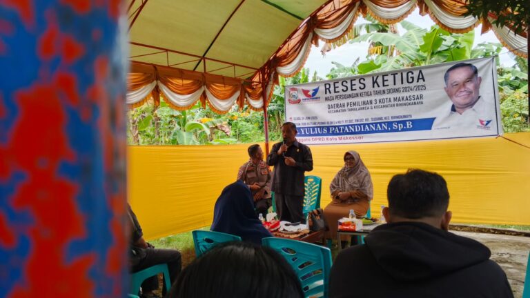 Anggota DPRD Makassar Yulius Gelar Reses, Serap Aspirasi Masyarakat