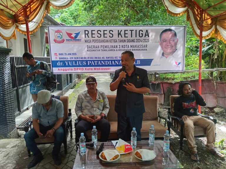 Yulius Patandianan : Reses Jembatan Serap Aspirasi Masyarakat