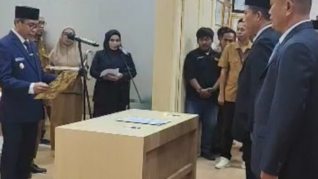 Wakil Bupati Lantik Pj Sekda Soppeng Andi Surahman