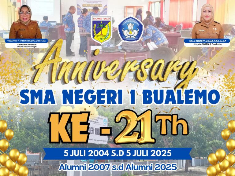 Semarak Peringatan HUT Ke- 21 SMA Negeri 1 Bualemo