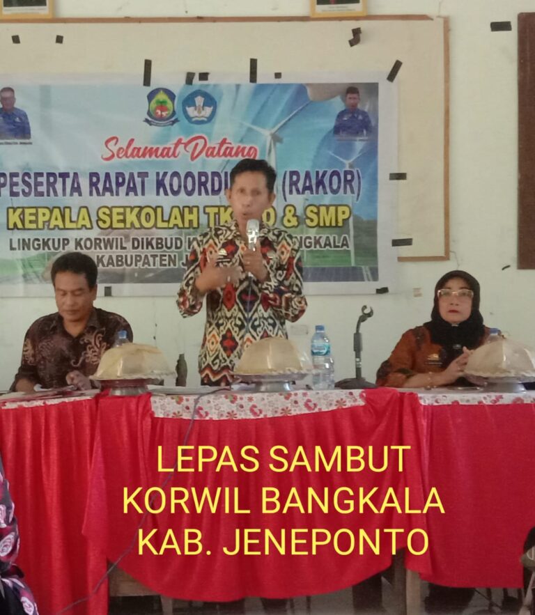 Lepas Sambut Korwil Kecamatan Bangkala Jeneponto
