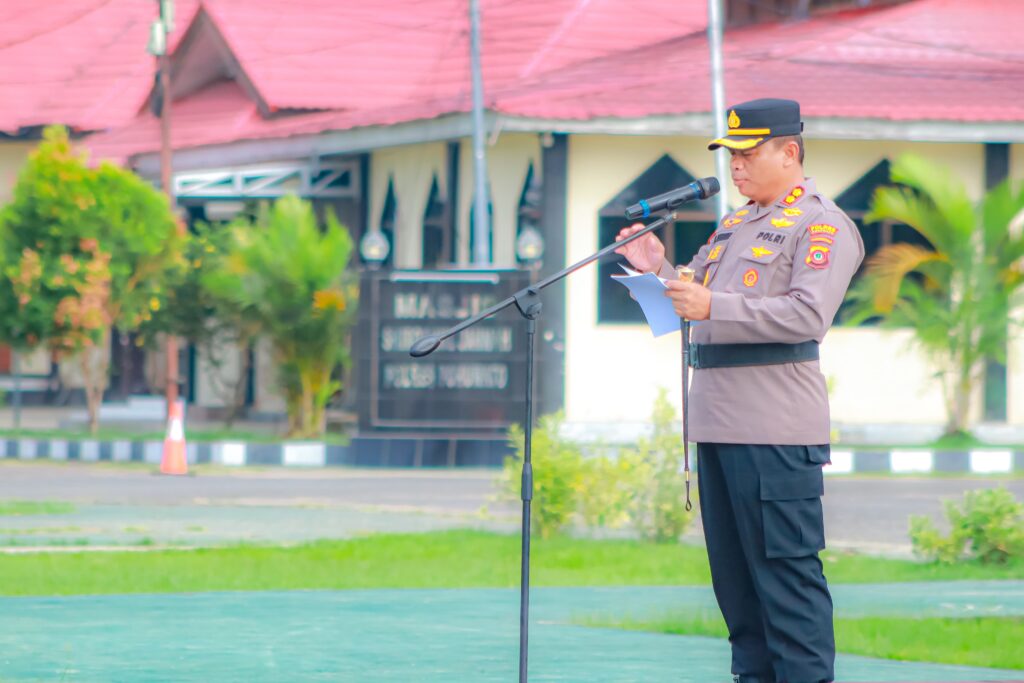 Kapolres Pohuwato Pimpin Apel Gelar Pasukan Operasi Otanaha