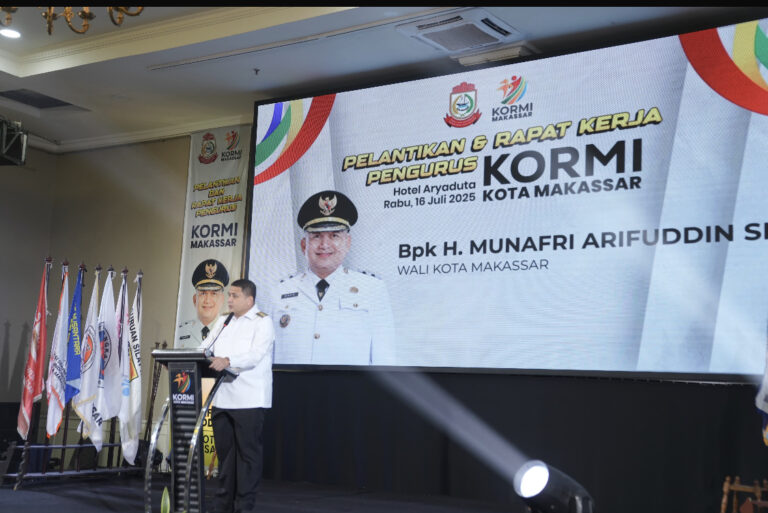 Wali Kota Munafri Lantik Pengurus Kormi Kota Makassar