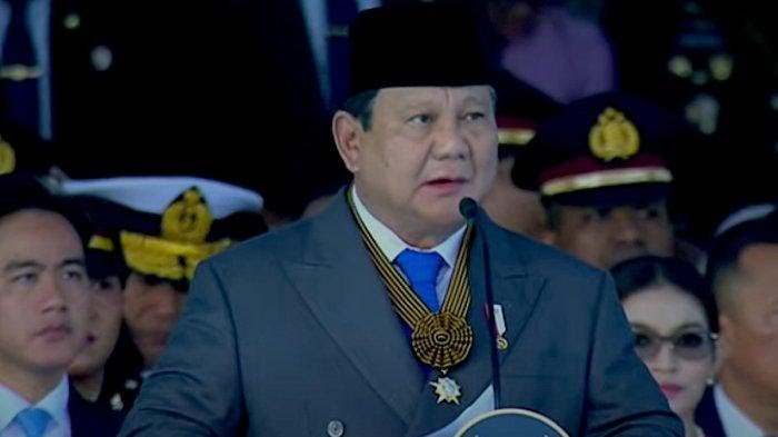 Presiden Prabowo Pimpin Upacara HUT Ke-79 Bhayangkara