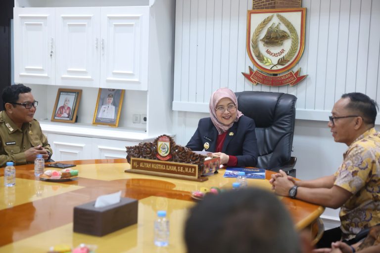 Wakil Wali Kota Makassar Terima Audiensi LPMI Bahas Potensi Kerjasama