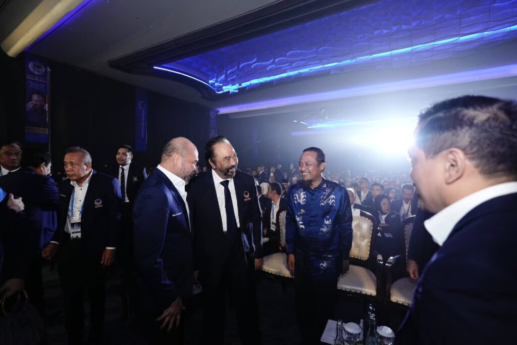 Gubernur Sulsel Hadiri Rakernas I Partai NasDem