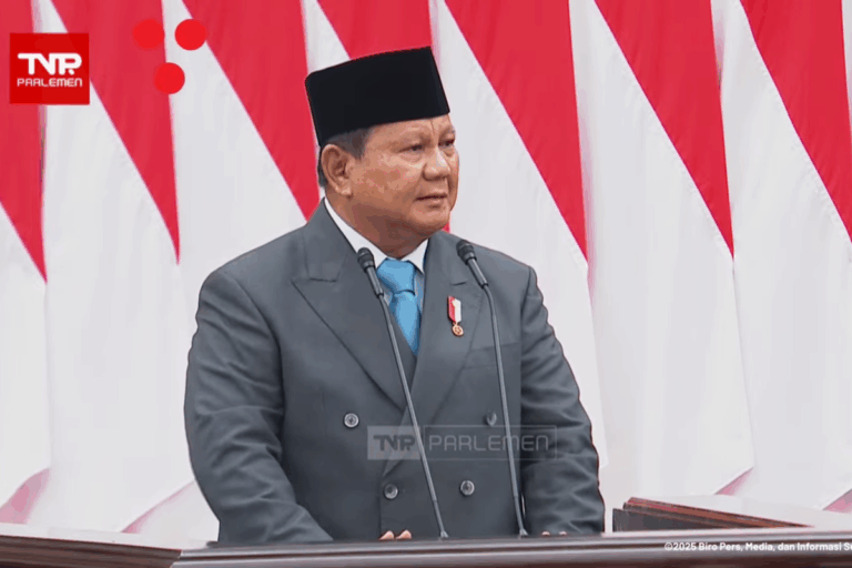 Pidato Perdana Presiden Prabowo di MPR : Peralihan Kepemimpinan Indonesia Diakui Dunia