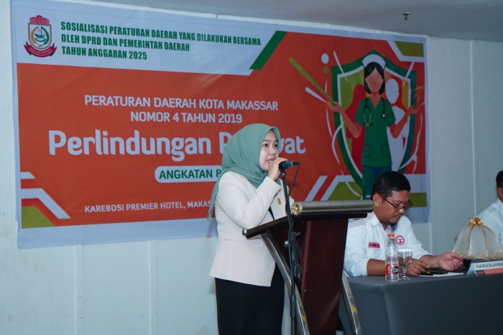 Anggota DPRD Makassar Rezeki Nur Gelar Sosper No 4 Tahun 2019