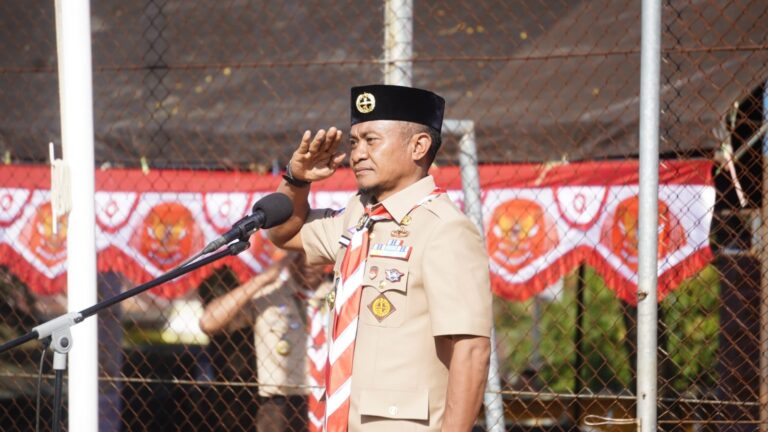 Bupati Bone Pimpin Apel Besar Hari Pramuka ke-64