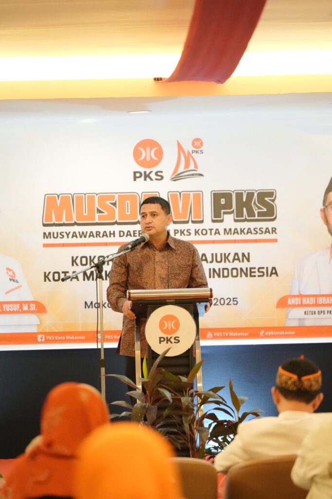 Hadiri Musda PKS, Munafri Dorong Kolaborasi Bangun Makassar
